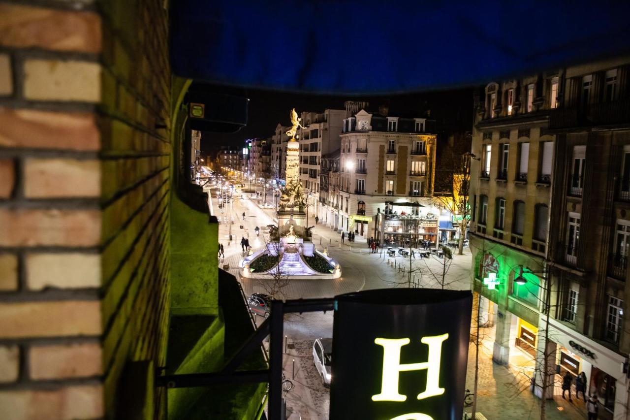 Hotel Des Arcades แร็งส์ ภายนอก รูปภาพ